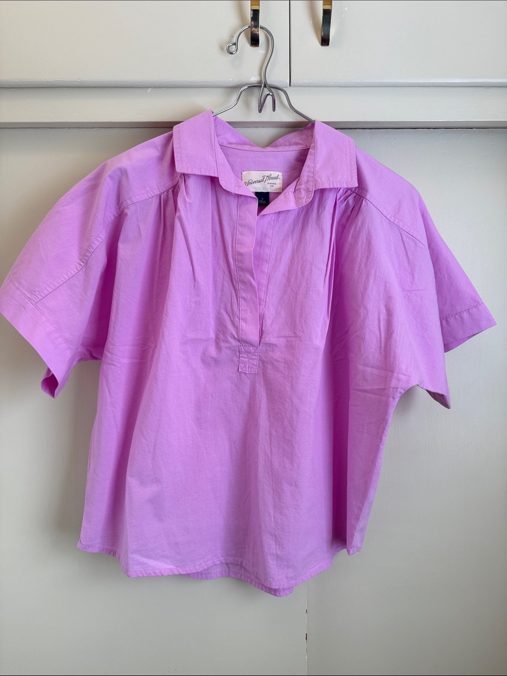 Universal Thread Lavender Short-Sleeve Popover Blouse